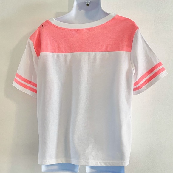 New Girl’s JUSTICE Color Block Logo Tee - Picture 4 of 7